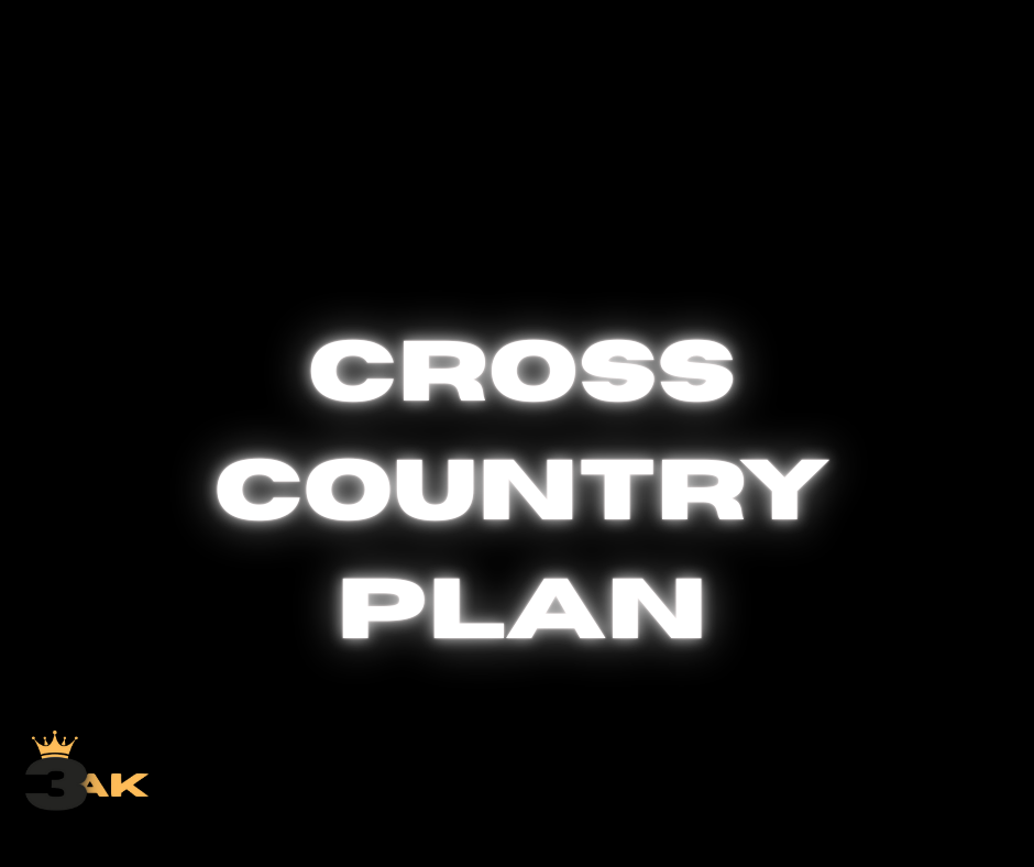 3AK CROSS COUNTRY PLAN